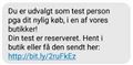 Butikskæde advarer om falske sms’er: Pas på
