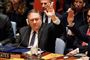 Mike Pompeo i Sikkerhedsrådet i New York lørdag eftermiddag dansk tid. Den amerikanske udenrigsminister drøfter sammen med de 14 andre medlemmer af Sikkerhedsrådet krisen i Venezuela.