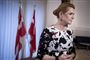 Udlændinge- og integrationsminister Inger Støjberg (V) fortæller til Politiken, at regeringen ønsker at sende et meget klart signal til flygtninge om, at ophold i Danmark er midlertidigt. (Arkivfoto).