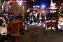 Omkring 200 brandmænd i kamp mod flammerne i en beboelsesejendom i det 16. arrondissement i Paris.