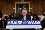 77-årige Bernie Sanders vil arbejde for de samme mærkesager, som han havde i 2016. Det omfatter gratis adgang til sundhedsvæsenet, en minimumløn på 15 dollar - 99 kroner - og en reduktion af studiegæld. (Arkivfoto).