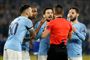 Spillerne fra Manchester City var ikke just enige i det straffespark, der bragte Schalke 04 på 1-1 i onsdagens Champions League-møde. Senere fik de masser at juble over.