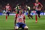 Atlético Madrids Jose Gimenez kunne fejre en vigtig scoring til 1-0.
