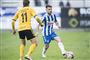 OB-angriberen Bashkim Kadrii (til højre) og AC Horsens-kantspilleren Peter Nymann scorede begge i søndagens opgør. Men OB vandt superligakampen til slut.