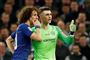 Kepa Arrizabalaga ønskede ikke at blive skiftet ud i søndagens Liga Cup-finale mellem Chelsea og Manchester City.