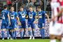 Esbjerg spillede i sidste sæson i 1. division, men rykkede op i Superligaen i den igangværende sæson.