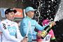 Michael Valgren endte sidste år øverst på podiet i cykelløbet Omloop Het Nieuwsblad. Dengang var han iført Astanas blå farver. Nu er der nye farver på nordjydens cykeltrøje.