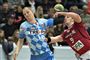 Kasper Irming Andersen (tv) blev topscorer sammen med Andreas Væver for KIF Kolding, der dog måtte se sig besejret af Mors-Thy i Herre Håndbold Ligaen lørdag.