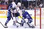 Toronto Maple Leafs med Frederik Andersen (foto) er fortsat nummer tre i Atlantic-divisionen efter sejr på 5-2 over Buffalo Sabres. (Arkivfoto).