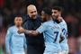Josep Guardiola og Manchester City hoppede i weekenden op på førstepladsen i Premier League.
