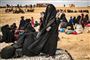 Titusindvis af mennesker - først og fremmest jihadister og deres pårørende - har forladt Islamisk Stats sidste bastioner i og omkring Baghouz i de seneste uger efter intense bombardementer af området.