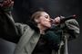Den svenske hiphopper Silvana Imam åbner Orange Scene på Roskilde Festival i år. Her ses hun ved Bråvallafestivalen i 2017.
