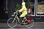 Cykler du til og fra arbejde i tunge regnbyger, kan det være en god idé med regntøj, der både kan holde vandet ude, og som har en god åndbarhed.