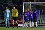 FC Midtjylland-spillerne jubler over 2-1-scoringen i anden halvleg.