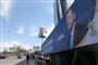Stor valgplakat med præsident Recep Tayyip Erdogan i hovedstaden Ankara. Der er lokalvalg i Tyrkiet 31. marts. Erdogan har fået æren for at have fået gang i Tyrkiets økonomi, men nu er økonomien i bakgear.