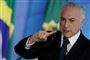 78-årige Michel Temer har adskillige gange bedyret sin uskyld i forbindelse med korruptionsanklager.  (Arkivfoto.)