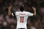Manchester City-stjernen Raheem Sterling var i vælten og scorede et hattrick, da England slog Tjekkiet fredag.