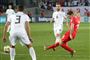 Steven Zuber scorede det første mål for Schweiz, der vandt 2-0 ude over Georgien i EM-kvalifikationen.
