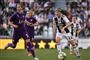 Juventus-spilleren Sofie Junge Pedersen (til højre) fik en hovedrolle i hjemmekampen mod Fiorentina.