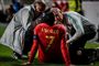 Cristiano Ronaldo måtte lade sig udskifte med en skade i EM-kvalifikationskampen mod Serbien mandag aften.