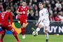 Christian Eriksen lagde op til Danmarks første mål i Schweiz.