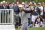 Danske Lucas Bjerregaard sikrede sejren over Tiger Woods på sidste hul, som han vandt, da stillingen forinden var helt lige.