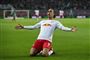 Yussuf Poulsen var i målhumør lørdag, da han stod for tre af RB Leipzigs fem mål i sejren over Hertha Berlin.