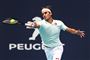 Roger Federer var urørlig i søndagens finale i Miami, hvor schweizeren slog John Isner fra USA i to sæt.