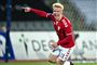 Vejles Jonas Andersen var tæt på at sikre Vejle sejren mod AGF, men en udligning i tillægstiden sørgede for 2-2.