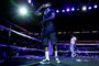 Politiet i Los Angeles har anholdt en 29-årig mand, der har været efterlyst for drabet på rapperen Nipsey Hussle (billedet), der søndag blev skudt i den amerikanske storby. (Arkivfoto)