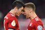 Robert Lewandowski, Joshua Kimmich og resten af Bayern-mandskabet klarede sig onsdag igennem pokalkvartfinalen med en sejr på 5-4 over Heidenheim. Lørdag gælder det så Borussia Dortmund i ligaens topkamp.