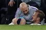 Harry Kane måtte forlade banen efter 58 minutter på grund af en skade i Champions League-kvartfinalen mellem Tottenham og Manchester City.