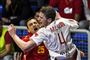 Magnus Landin og fløjkollegaen Lasse Svan fik en hård behandling af Montenegros forsvar.