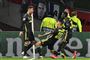 Cristiano Ronaldo (tv.) scorede Juventus' enlige mål i 1-1-kampen mod Ajax, som sikrede italienerne et fint udgangspunkt til returmødet.