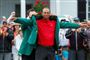 Søndag var det femte gang, Tiger Woods vandt US Masters og kunne iklæde sig den grønne jakke, som sejrherren får.