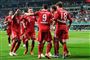 Bayern München møder RB Leipzig i den tyske pokalfinale 25. maj efter 3-2-sejr til Bayern over Werder Bremen onsdag.