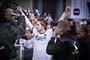 FC København Rasmus Falk scorede det afgørende mål til 3-2 i superligakampen mod Brøndby i Parken.
