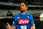 Napolis Dries Mertens fejrede søndag aften sin 1-1-scoring mod Cagliari.