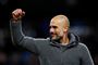Manchester City-manager Josep Guardiola håber at vinde med stil i søndagens ligakamp ude mod Brighton. City vil med en sejr snuppe det engelske mesterskab. (Arkiv)