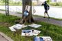 Mindst 30 af Peter Skaarups valgplakater på Østerbro i København blev ødelagt natten til søndag den 12. maj 2019.