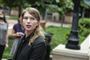 Tidligere efterretningsofficer i USA Chelsea Manning taler med pressen, inden hun skal møde for en føderal storjury i efterforskningen af WikiLeaks.
