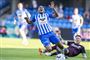 Rodolph Austin bliver her fældet af Nicolaj Thomsen i søndagens 4-3-sejr over FC København. I overtiden endte Austin som matchvinder med et hovedstødsmål.