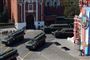 Russiske S-400 jord-til-luft-raketter på Den Røde Plads i Moskva 7. maj.