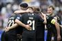 Kamil Wilczek hyldes efter kampens første mål. I opspillet var Lasse Vigen offside bedømt ud fra tv-billederne.