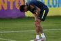 Neymar måtte opgive at fuldføre Brasiliens første hele træning forud for Copa America.