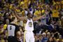 Kevin Durant har ikke været på banen i Golden State Warriors' seneste fem slutspilskampe, men et comeback kan lure lige om hjørnet. (Arkivfoto)