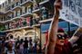 I New Orleans, Louisiana, var mange demonstranter på gaden i weekenden for at protestere mod forslaget om den såkaldte hjerteslagslov.