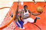 Pascal Siakam (med bolden) lavede 32 point for Toronto Raptors i den første NBA-finale.