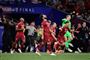 Mohamed Salah sparkede Liverpool på sejrskurs med sit straffesparksmål til 1-0 efter 1 minut og 48 sekunder.