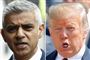 Londons borgmester, Sadiq Khan, og USA's præsident, Donald Trump, har flere gange rettet kritik mod hinanden.